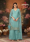 Kajal By Rangoon N.C Moss Kurti With Bottom Dupatta Wholesale Online